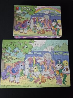 Vintage 1985 My Little Pony 100-Piece Kids Puzzle - COMPLETE